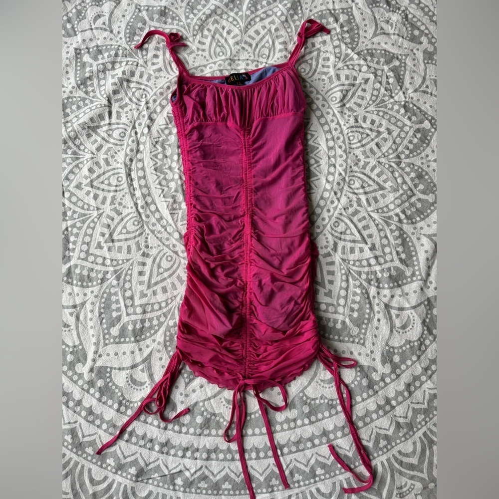 Delia’s ruched mini dress